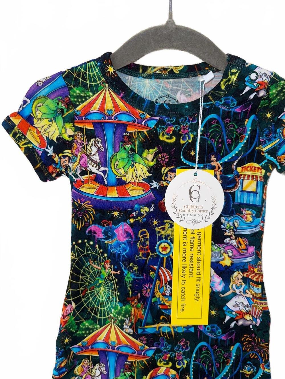 CCC Bamboo "Disney Magic" Peekaboo Shortie | 95% Bamboo | NWT - Picture 2 of 7